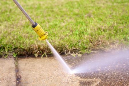 Pressure washing strength