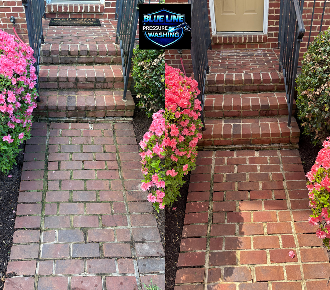 Brick Walkway Cleaning Brings New Life to a Martinsburg, WV Home